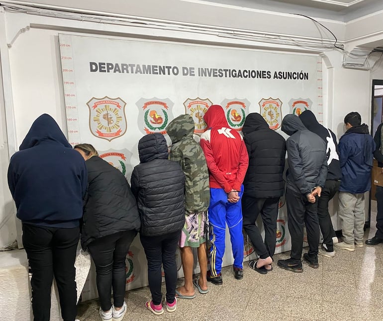 Nueve detenidos como parte del operativo Dominatus en la Chacarita.