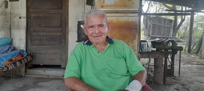 Don Rigoberto Olmedo (84), el hombre de las mil profesiones.